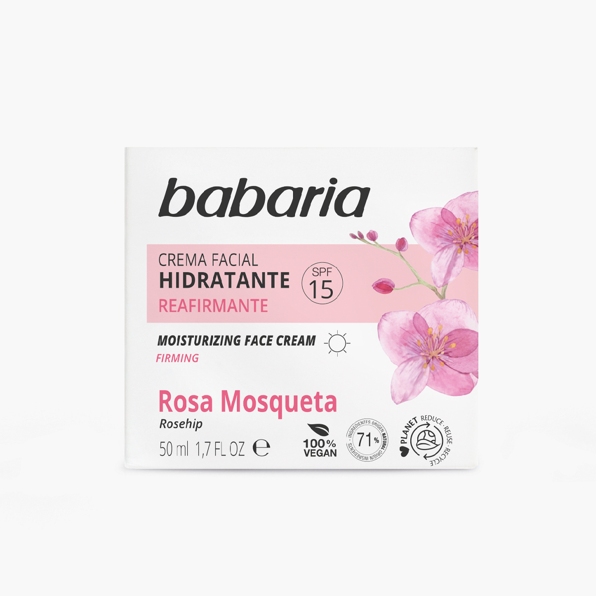 Crema Facial Hidratante Rosa Mosqueta