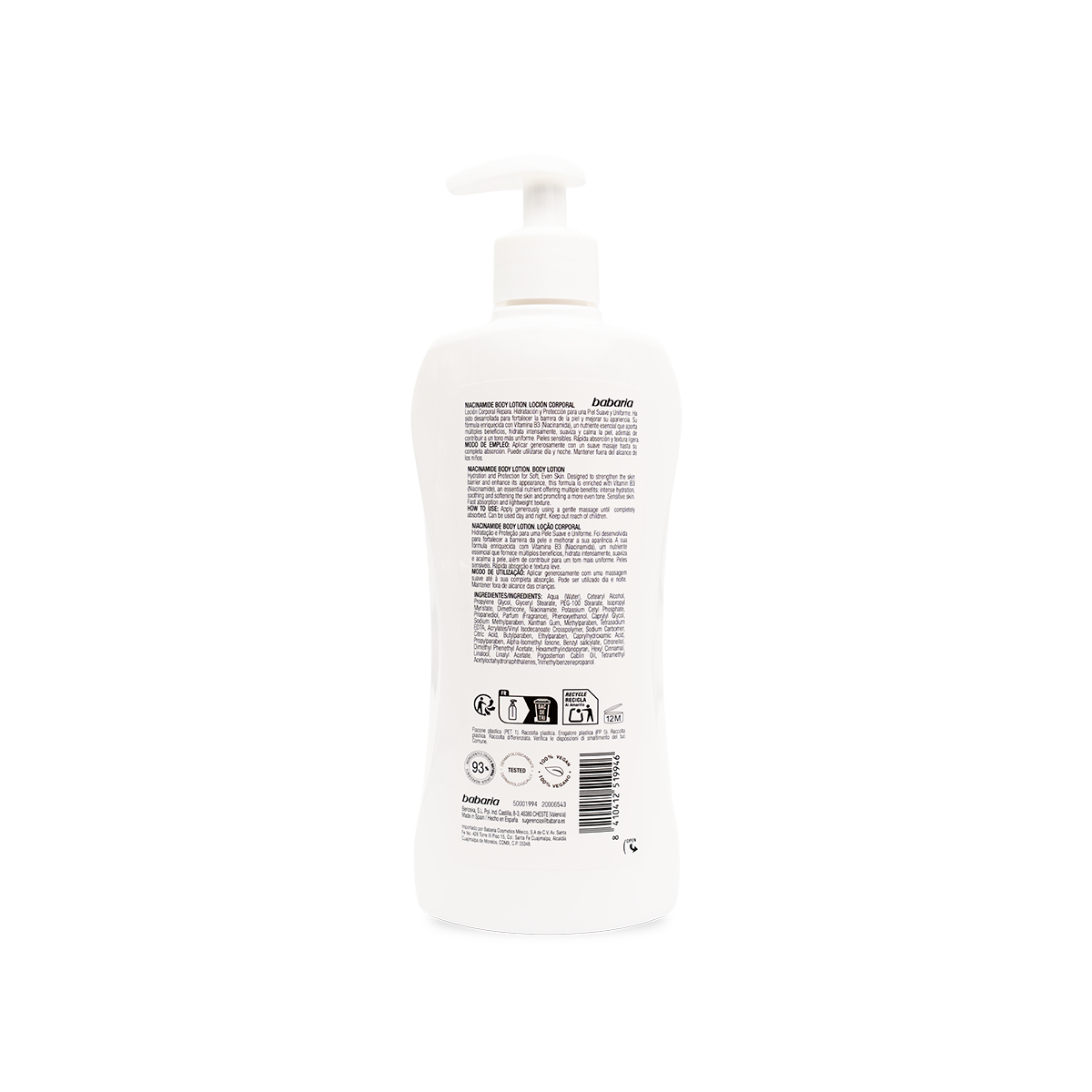 Body Milk Niacinamida