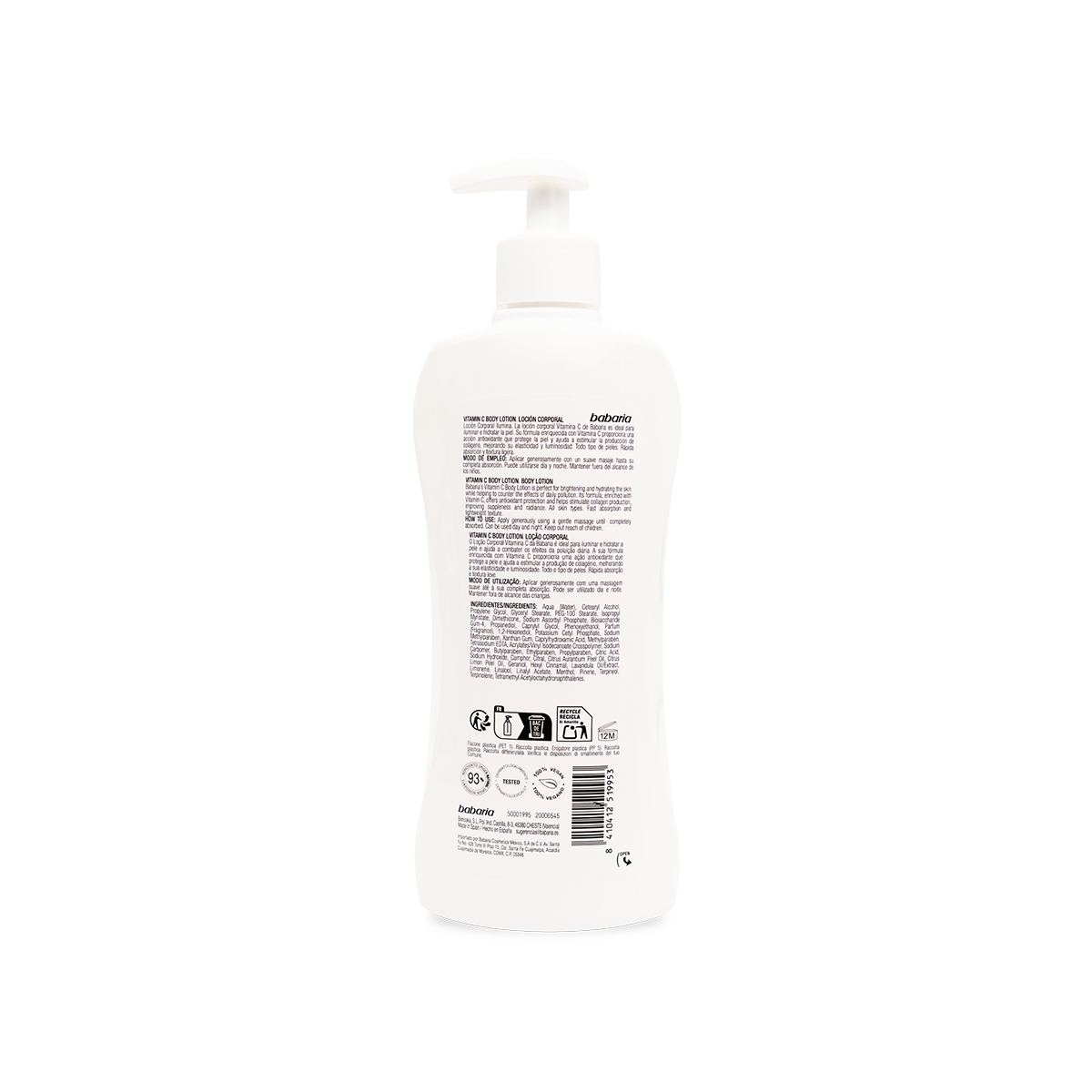Body Milk Vitamina C