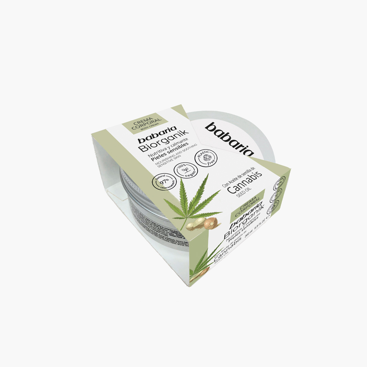 Crème Corps Huile de Graines de Cannabis