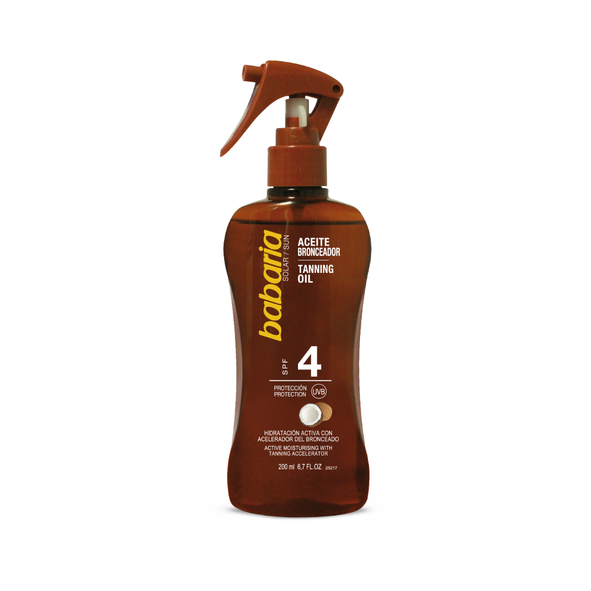 Aceite Bronceador SPF4