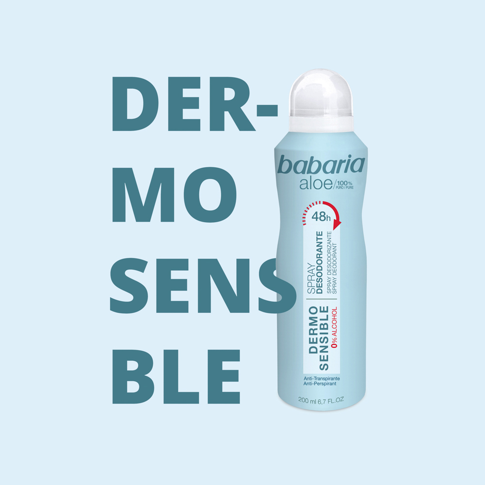 Desodorizante Spray Aloé Dermo Sensível