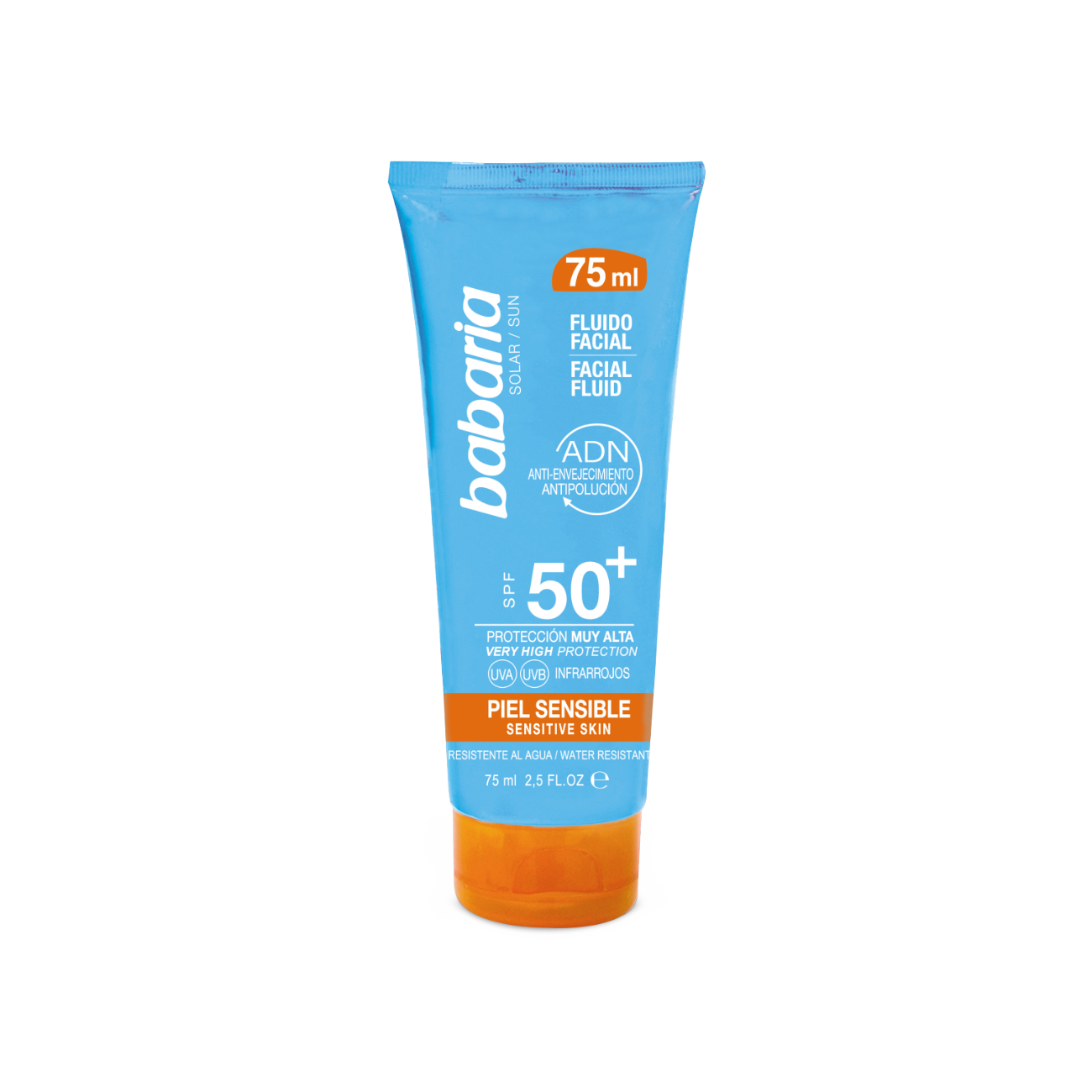 Fluido Facial Pele Sensível SPF50+