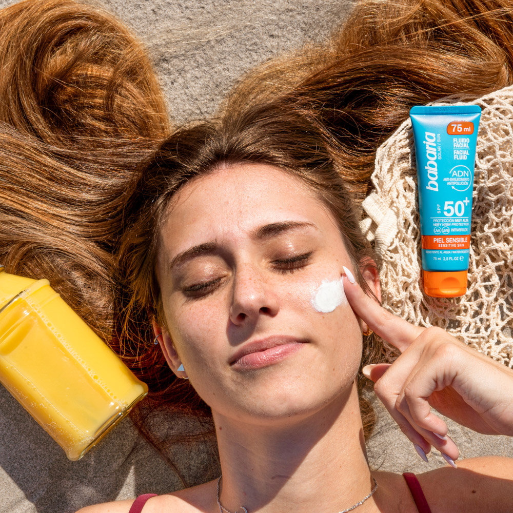 Fluido Facial Pele Sensível SPF50+