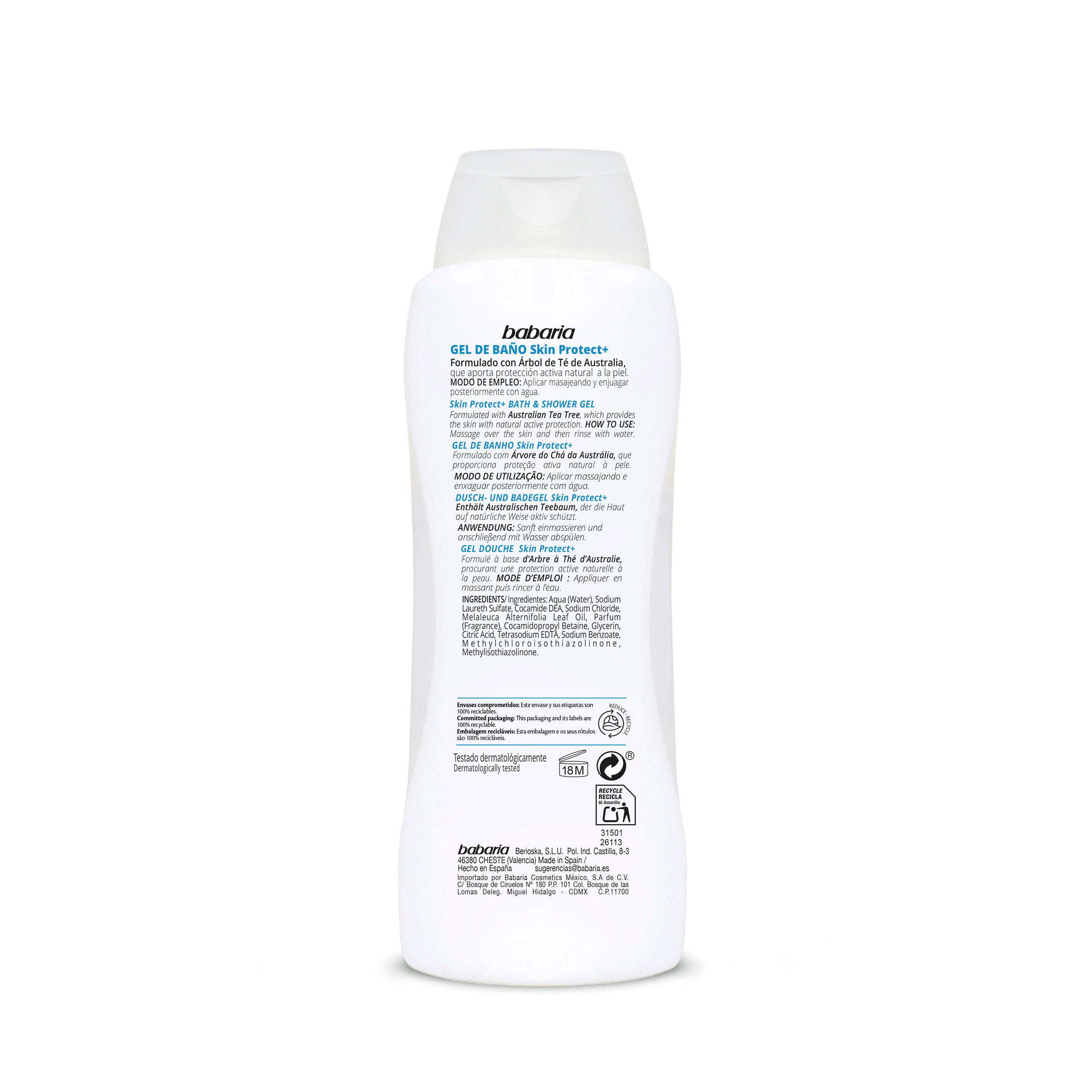 Gel de Baño Skin Protect+