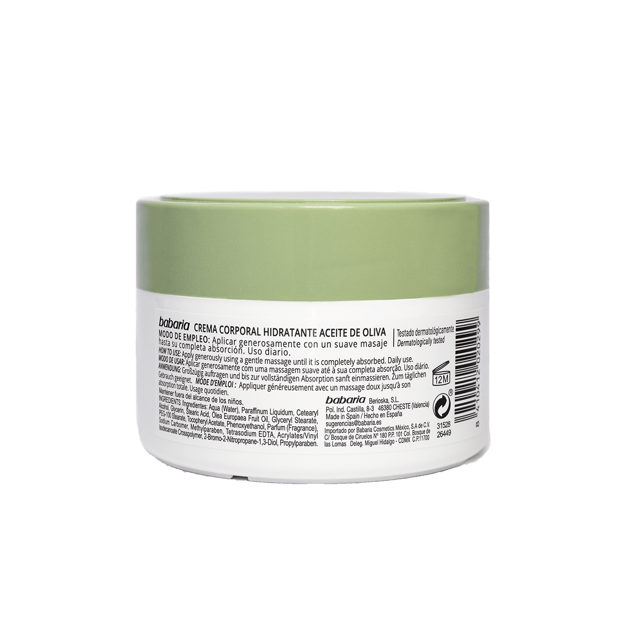 Olive Body Cream