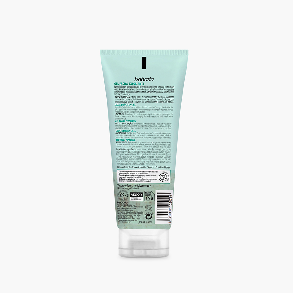 Gel Facial Exfoliante