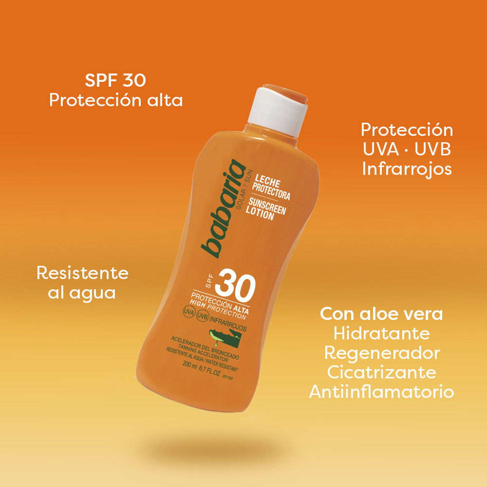 Leche Protectora Solar SPF30