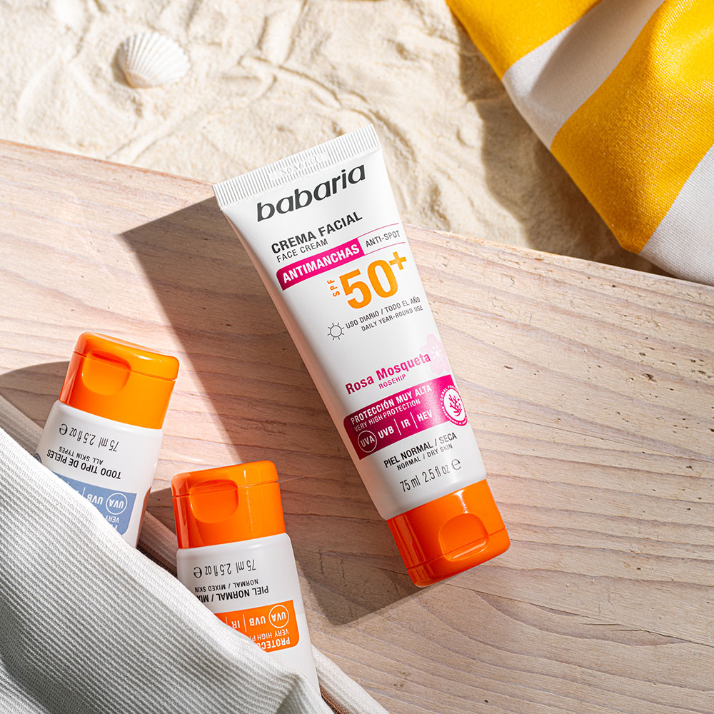 Crema Facial Solar Antimanchas SPF50+