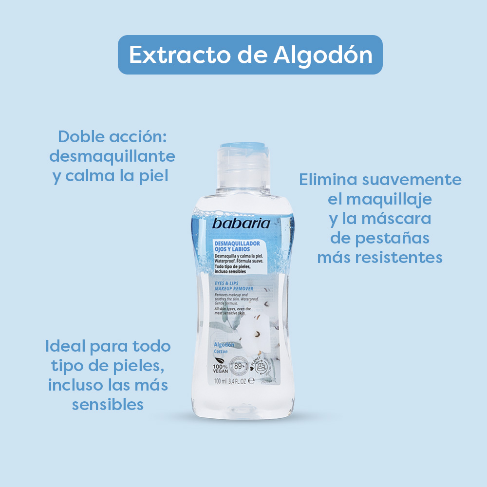 Desmaquillador Ojos y Labios