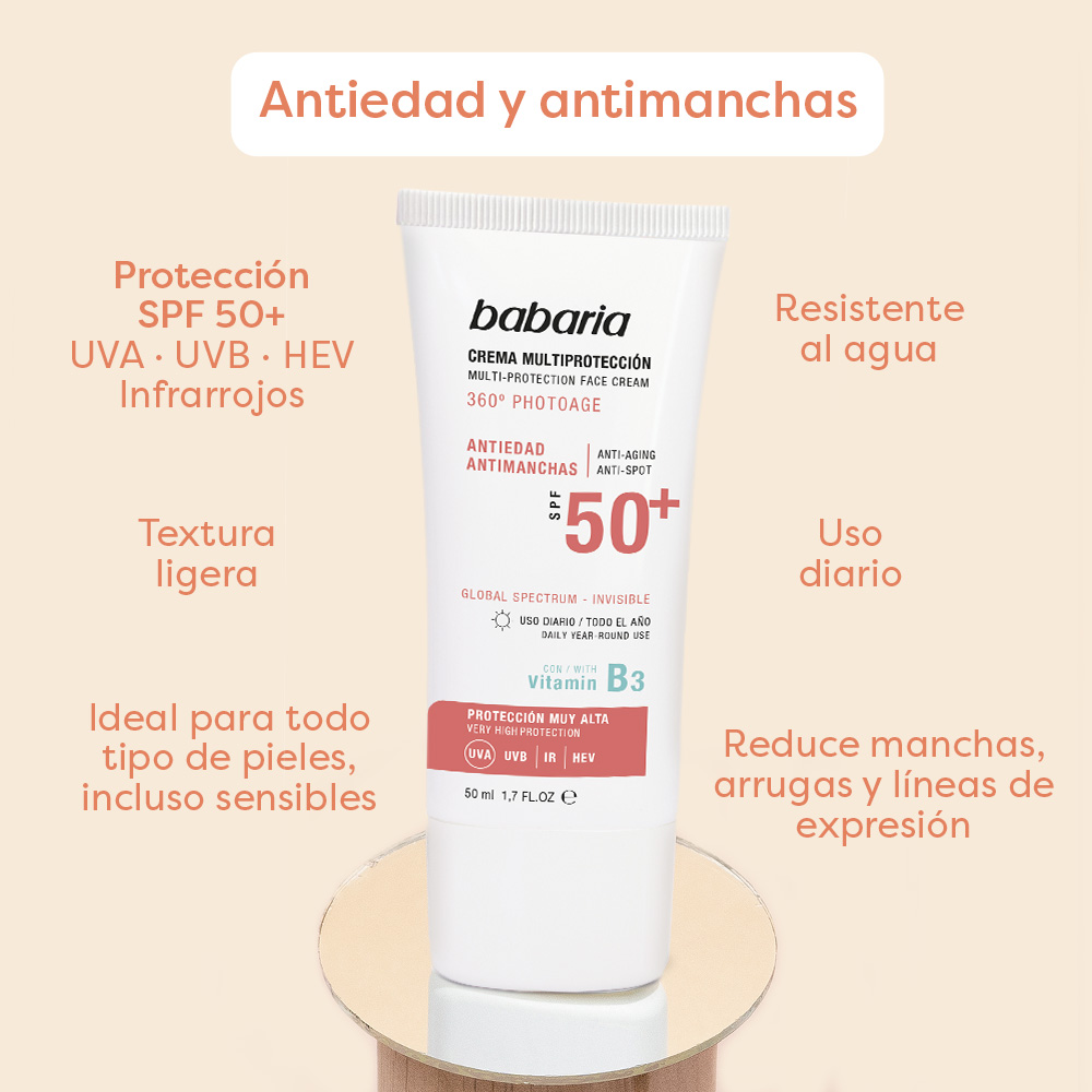 Crema Solar Facial Multiprotección