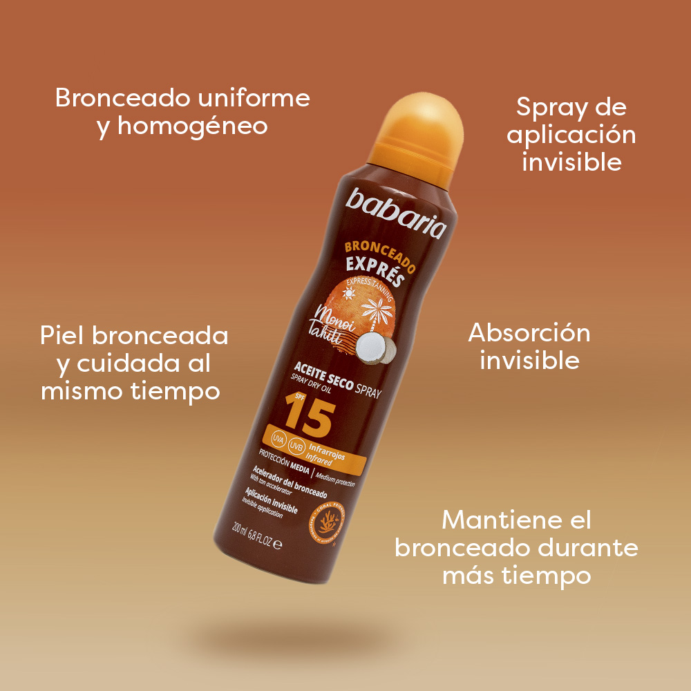 Spray Aceite Seco SPF15