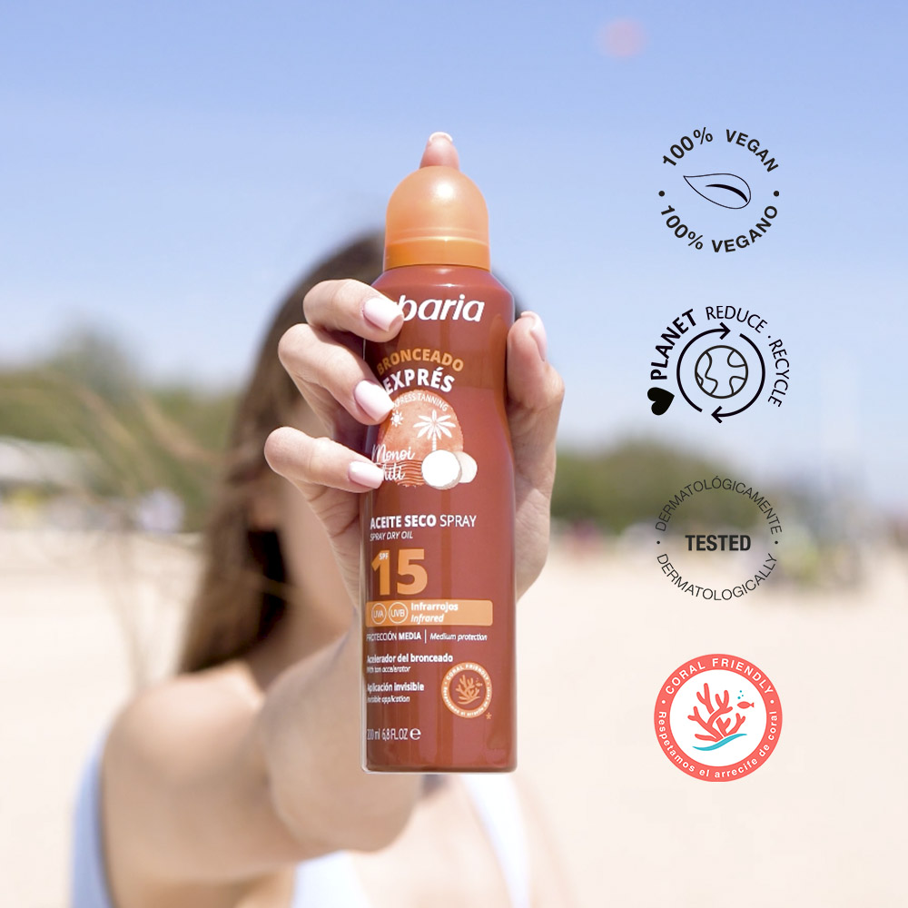 Spray Aceite Seco SPF15
