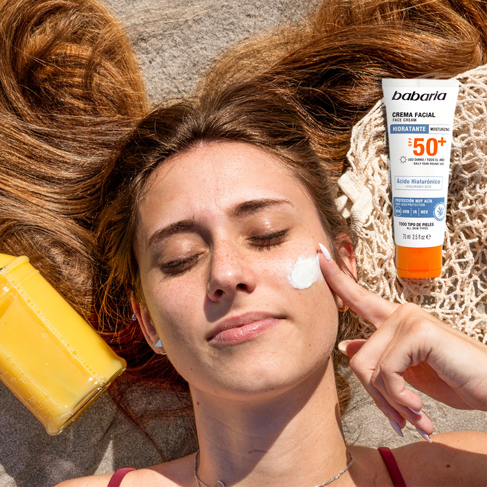 Crema Solar Facial Ácido Hialurónico