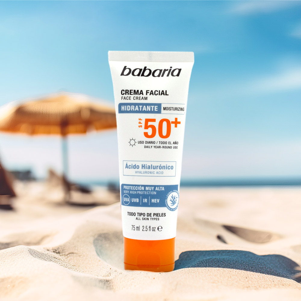 Crema Solar Facial Ácido Hialurónico