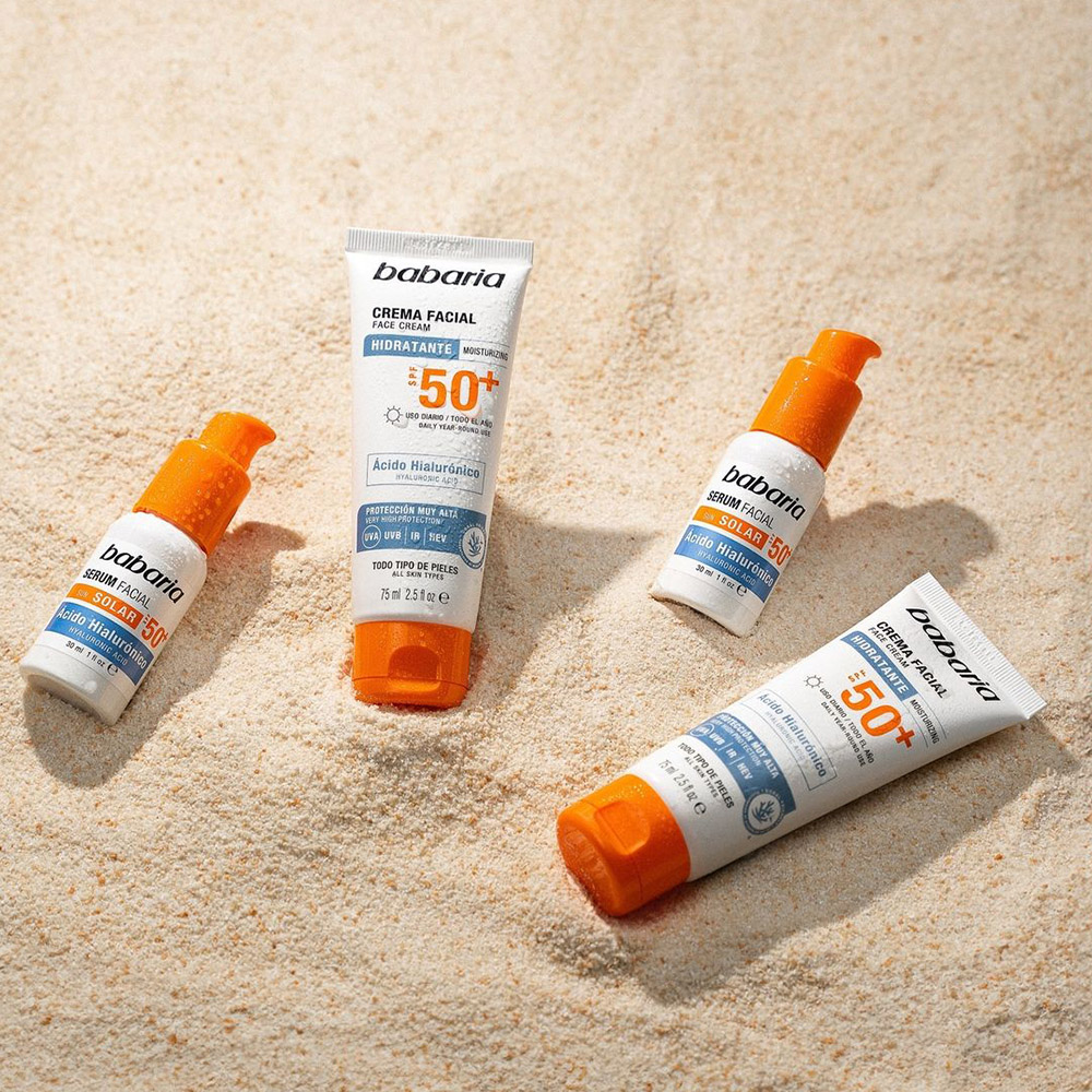 Crema Solar Facial Ácido Hialurónico