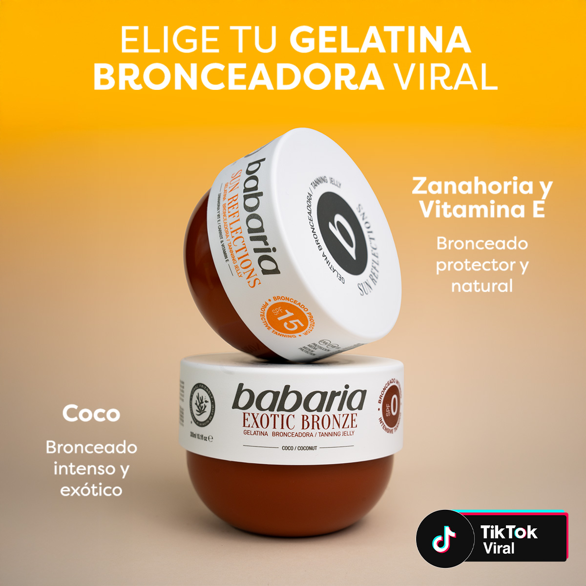 Gelatina Bronce Intenso Coco 75ml