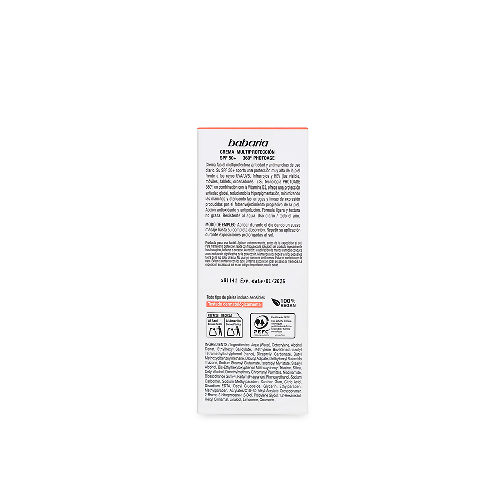 Crema Solar Facial Multiprotección