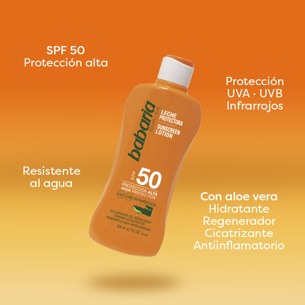 Leche Protectora Solar SPF50
