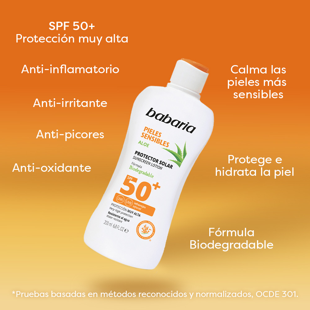 Leche Protectora Sensibles SPF50+