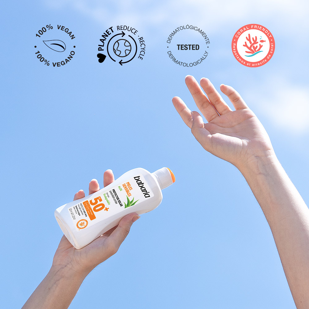 Leche Protectora Sensibles SPF50+