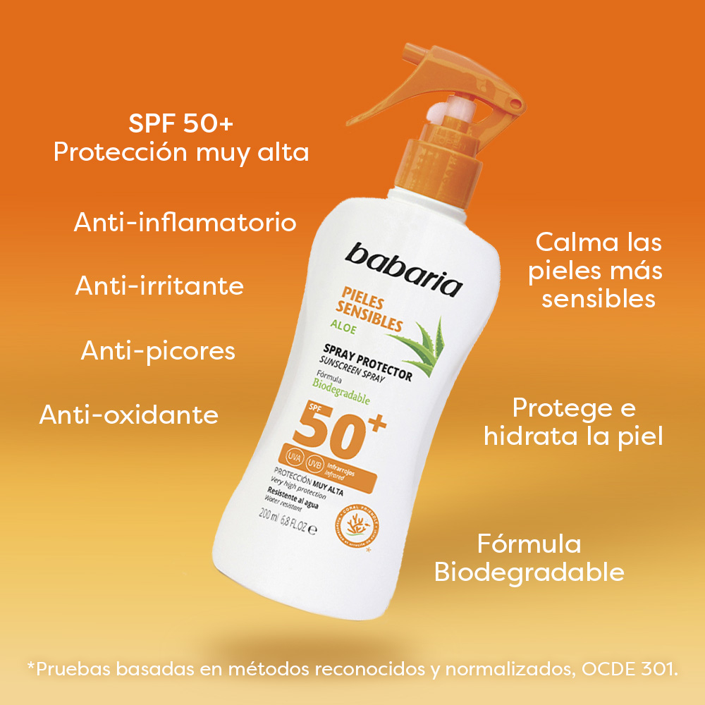 Spray Protector Sensibles SPF50+