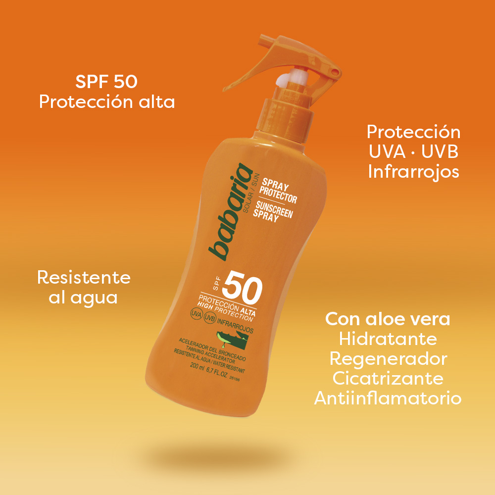 Spray Protector Solar SPF50