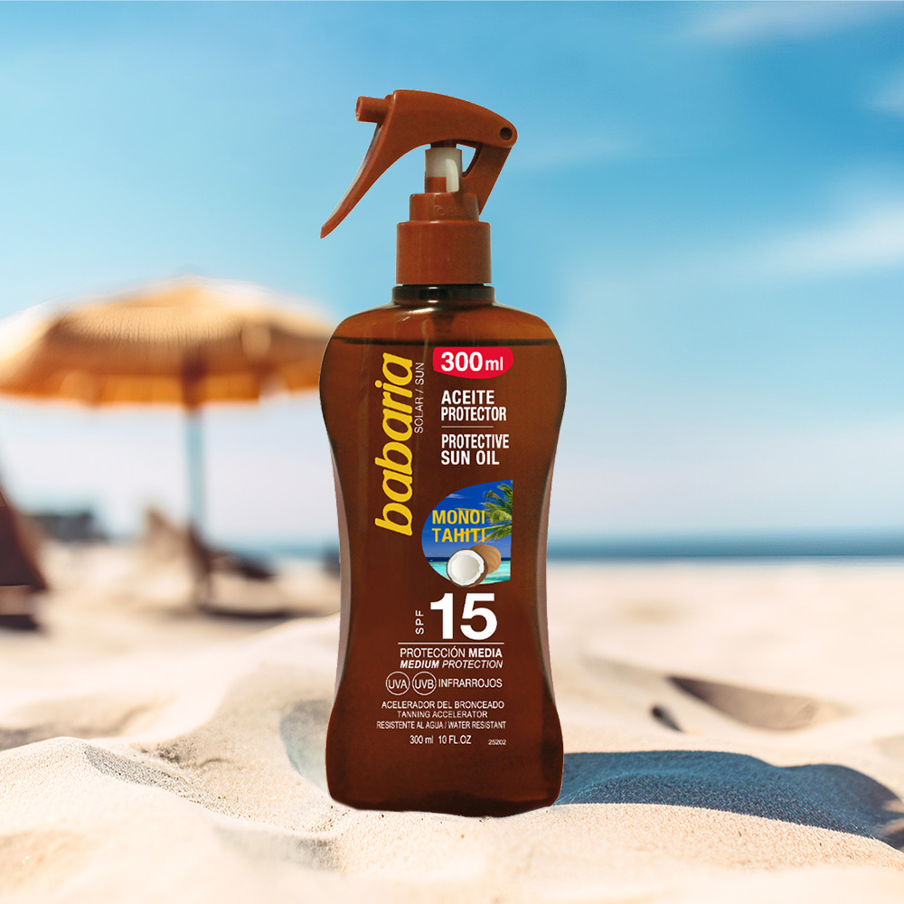 Spray Aceite Protector Monohi Tahiti SPF15