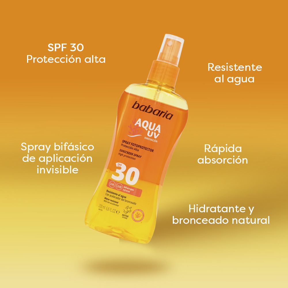 Spray Aqua Bifásica SPF30 UV