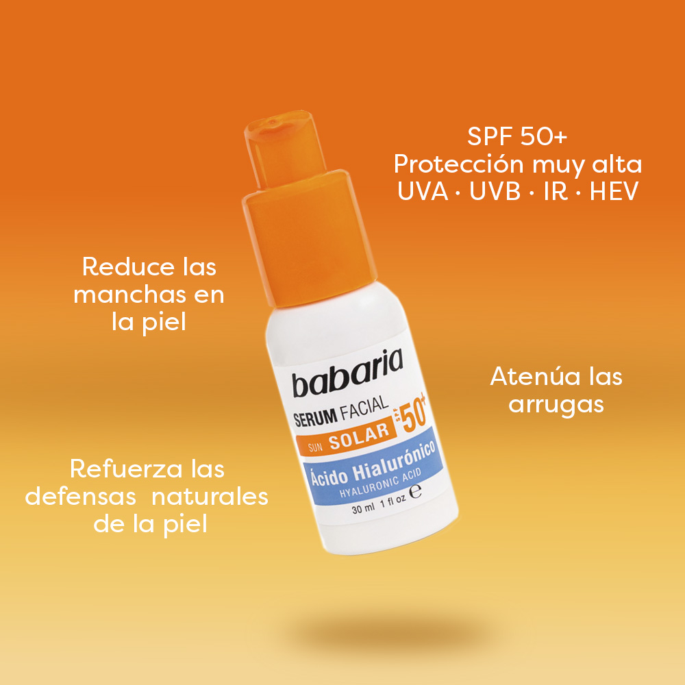 Serum Solar Facial Ácido Hialurónico
