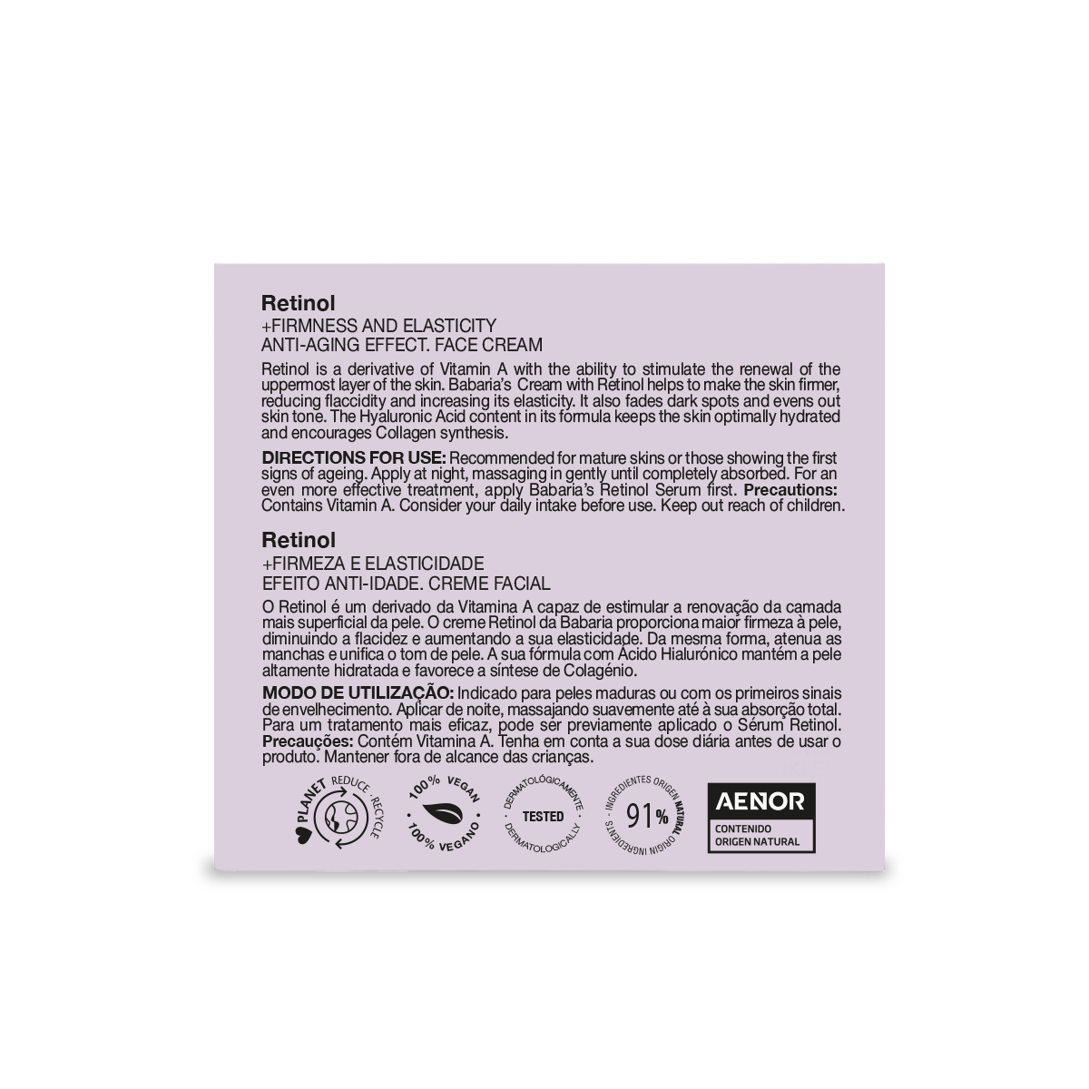 Crema Facial Retinol