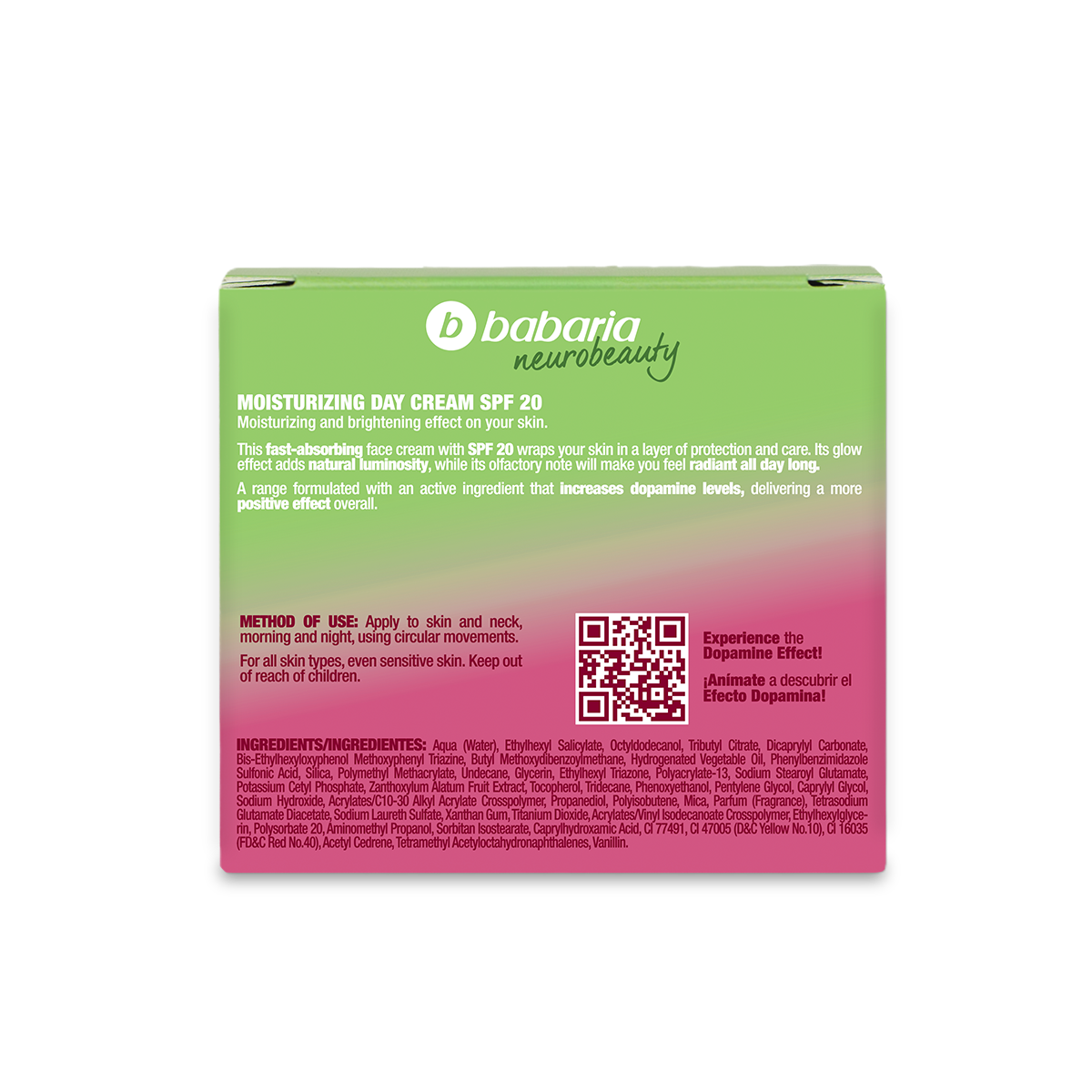 Crema Facial Día SPF20 Neurobeauty