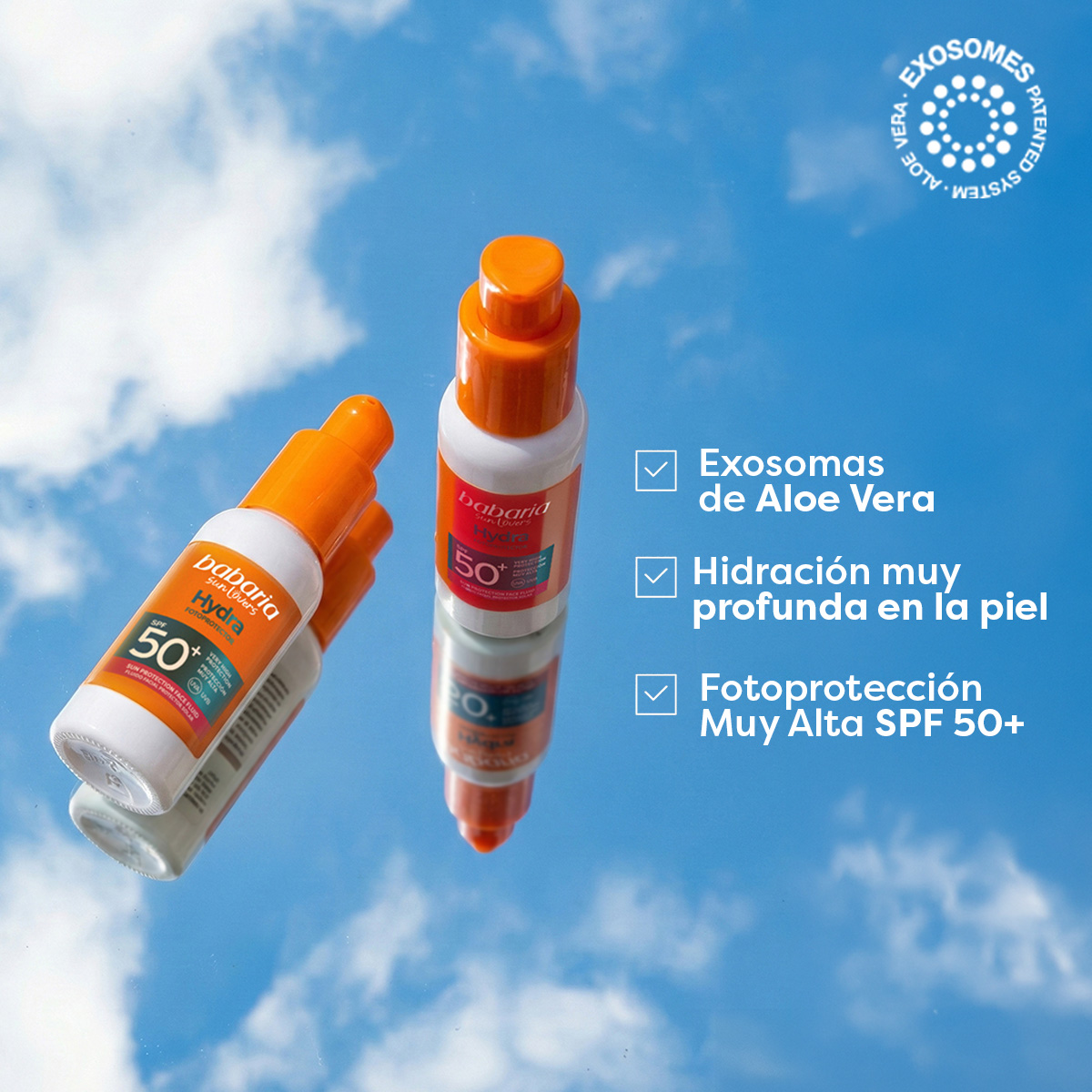 Fluido Solar Facial Hydra SPF50+