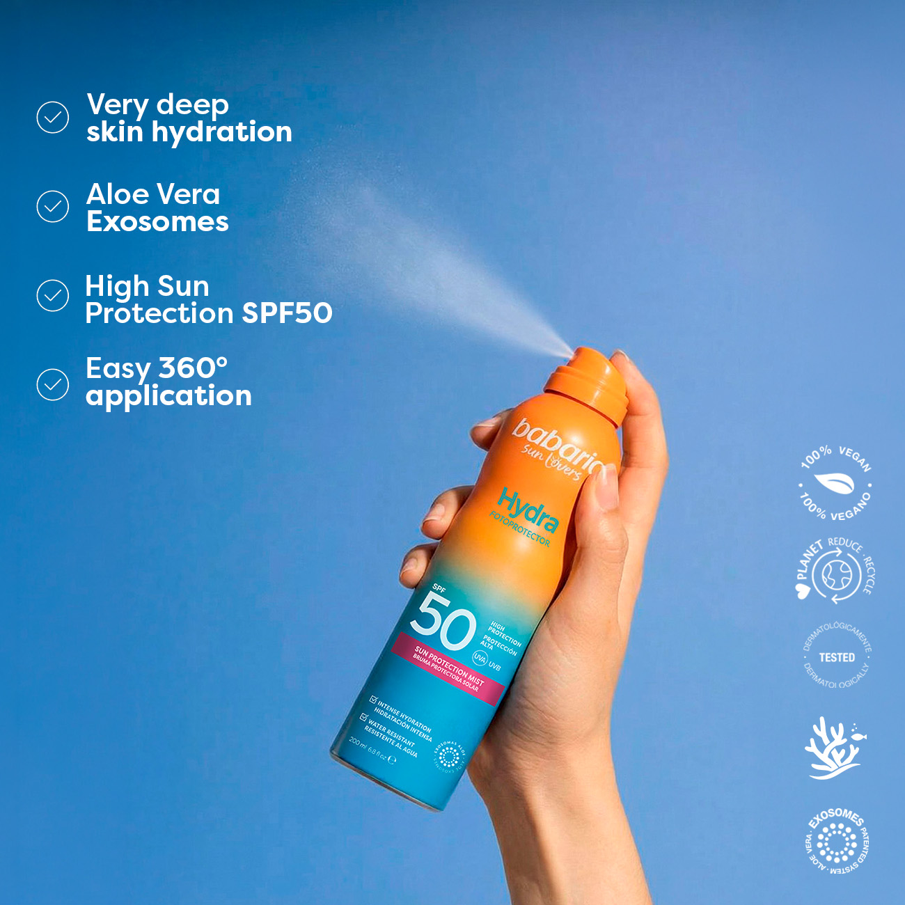 Hydra Sunscreen Mist SPF50