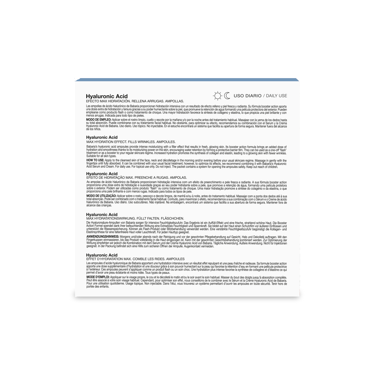 Ampollas Hyaluronic Acid