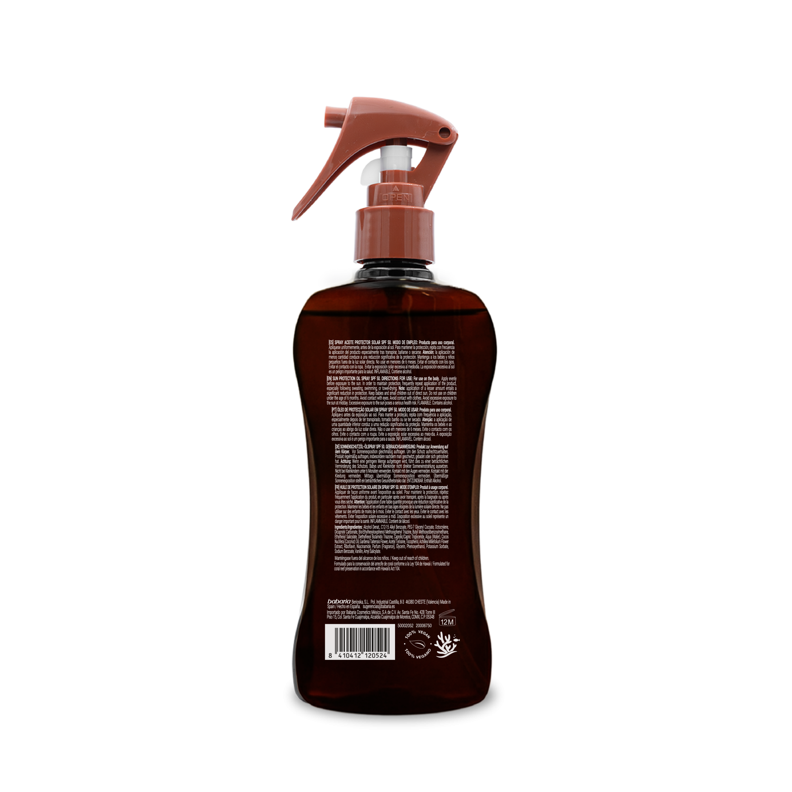 Spray Aceite Protector Bronze SPF50